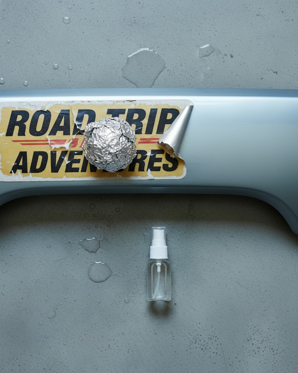 An Unconventional Method for Removing Stubborn Bumper Stickers